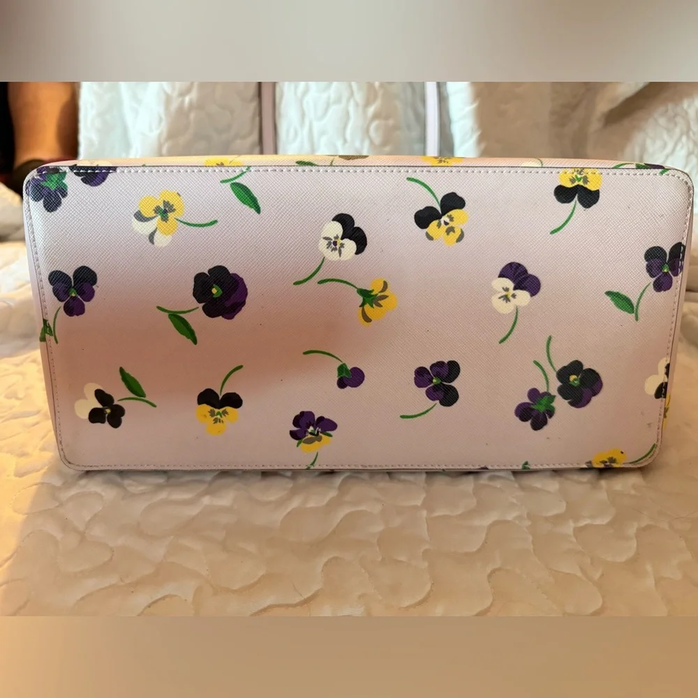 Stunning Kate Spade Dana Pansy tote bag in EUC - Picture 8 of 8